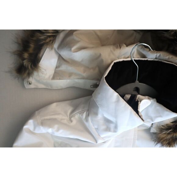 Obermeyer Women's Sz 14 White Tuscany II Insulated Winter Puffer Jacket - Picture 8 of 16